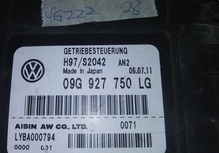 09G 927 750 LG TCM transmission computer 2012-2014 VW Beetle - Swan Auto