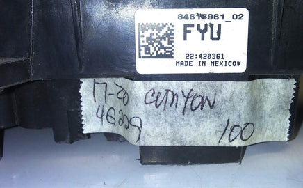 84616961_02 fuse junction box 2017-2020 GMC Canyon - Swan Auto