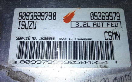 8093699790 ecm ecu computer 1998-1999 Isuzu Amigo - Swan Auto