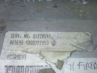 1991 Pontiac Firefird ecu ecm computer 01228547.