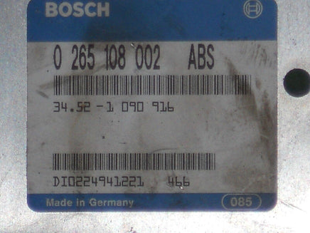 1994-1995 BMW 540 540i abs computer module 0 265 108 002.