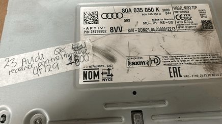 80A 035 050 K Cadillac Q5 Satellite Radio Receiver 2023 - Swan Auto