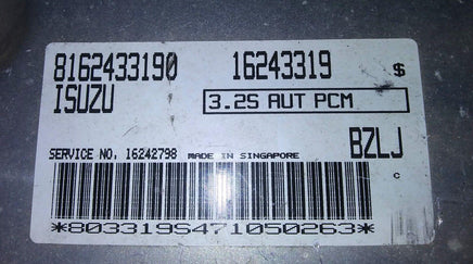 8162433190 Engine Control Module 1996-1997 Isuzu Trooper - Swan Auto