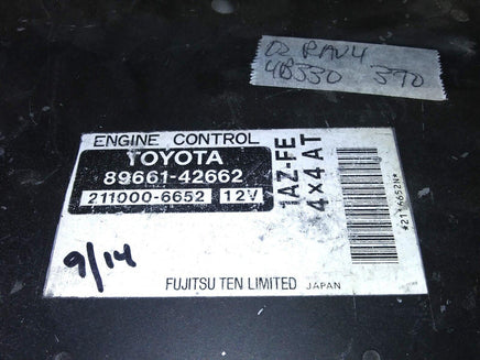 89661-42662 Toyota Rav4 Rav-4 2002 ecu ecm computer - Swan Auto