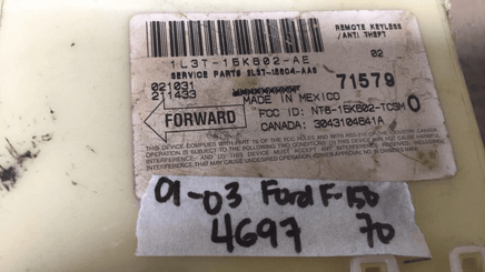 1L3T-15K602-AE Ford F150 F-150 Keyless key control module computer 2001-2003 - Swan Auto