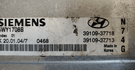 2003-2004 Hyundai Tiburon ecm ecu computer 39109-37718 - Swan Auto