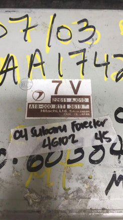 22611 AJ010 Subaru Forester ecu ecm computer 2004 - Swan Auto