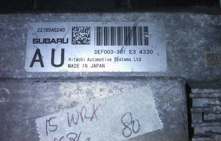 22765AG240 ecm ecu computer 2015 Subaru WRX - Swan Auto