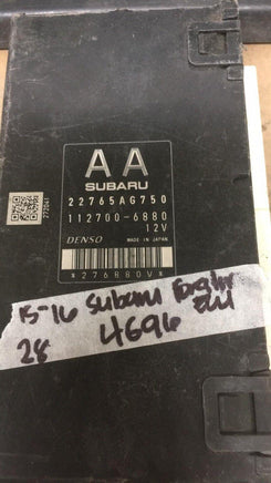 22765AG750 Subaru Forester 2015-2016 ecm ecu computer - Swan Auto