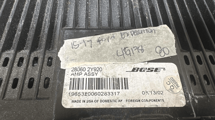 28060 2Y920 Ford Expedition Navigator Radio receiver control module 2015-2017 - Swan Auto