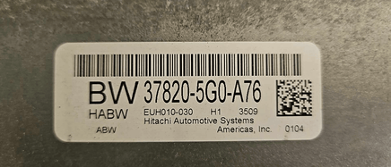 37820-5G0-A76 Honda Accord 2013 ecm ecu computer - Swan Auto