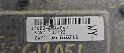 37820-RNA-C42 Honda Civic 2009-2011 ecm ecu computer - Swan Auto