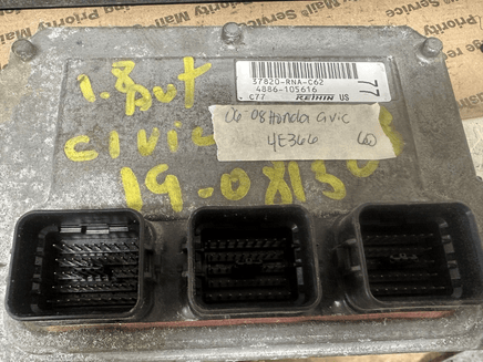 37820-RNA-C62 ecm ecu computer 2006-2008 Honda Civic - Swan Auto