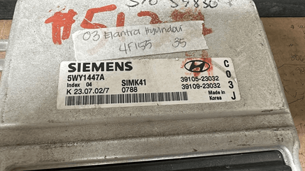 39105-23032 Hyundai Elantra ecm ecu computer 2003 - Swan Auto
