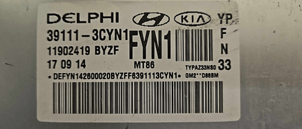 39111-3CYN1 Kia Sorento 2015-2016 ecm ecu computer - Swan Auto