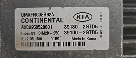 39130-2GTD5 ecm ecu computer 2016-2018 Kia Sorento - Swan Auto