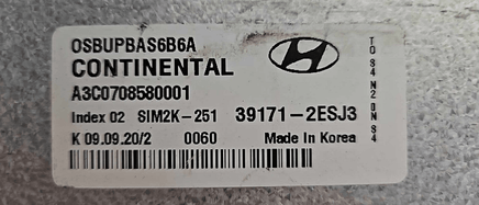 39171-2ESJ3 ecm ecu computer 2021 Hyundai Kona - Swan Auto