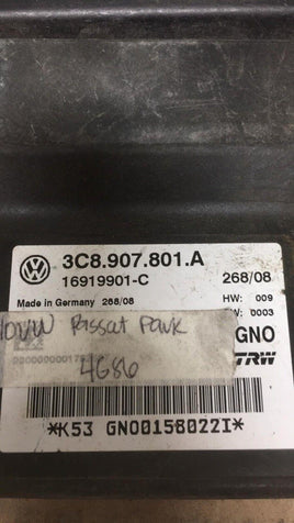 3C8.907.801.A Volkswagen VW Passat park brake module 2010 - Swan Auto