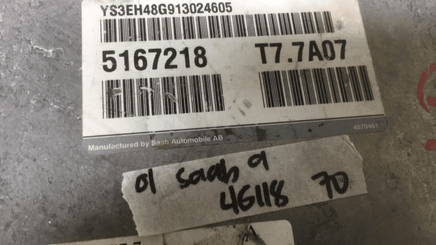 5167218 engine control module 2001 Saab 9-3 - Swan Auto