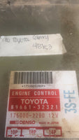 89661-32321 ecu ecm computer 1988-1990 Toyota Camry or Celica