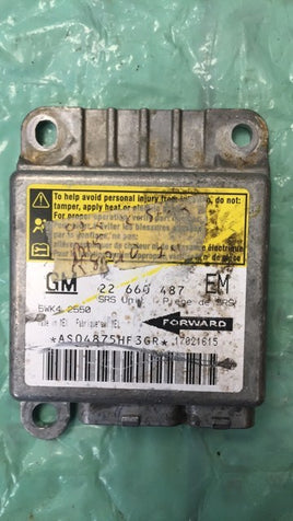 2002-2005 Saturn L-Series air bag module 22 660 487
