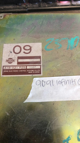 A18-A21 P25 ecm ecu computer 1990-1991 Infiniti Q45