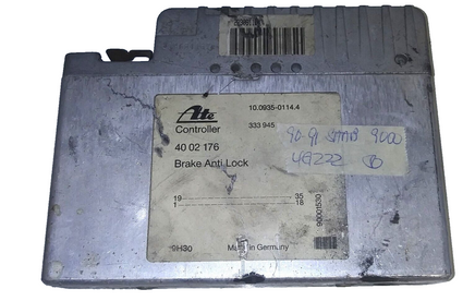 40 02 176 ABS control module computer 1990-1991 Saab 9000
