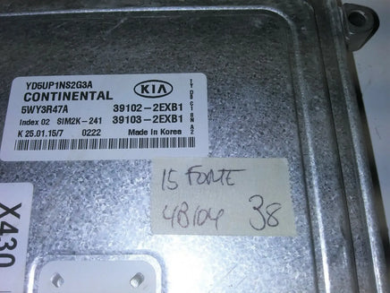 39102-2EXB1 ecm ecu computer 2015 Kia Forte