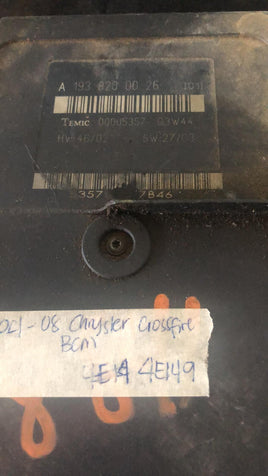 A 193 820 00 26 Chrysler Crossfire 2004-2008 BCM body control module computer