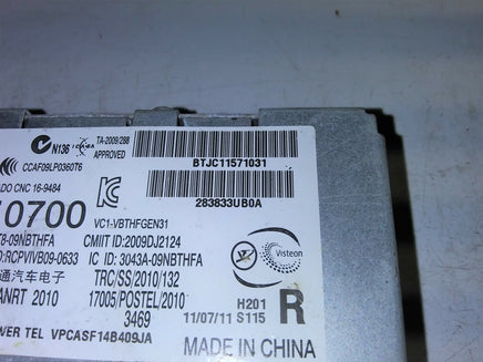 283833UB0A Nissan Rogue 2011-2013 communication control module