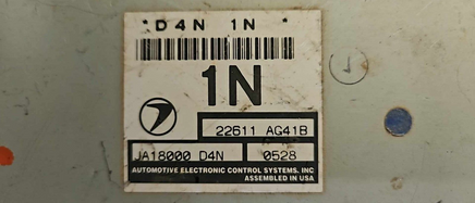 22611 AG41B Subaru Legacy 2001 ecu ecm computer
