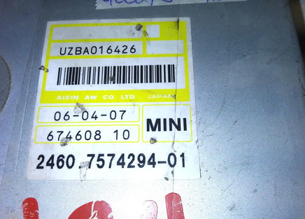 2460.7574294-01 tcm transmission computer 2007-2009 Mini Cooper - Swan Auto