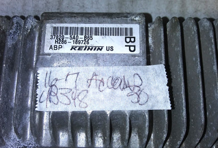 37820-5A0-B65 Honda Accord 2016-2017 ecm ecu computer
