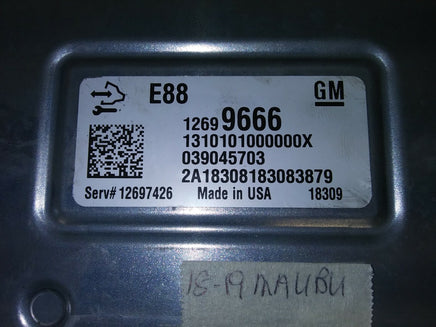 12699666 ECM ECU computer 2018-2019 Chevrolet Malibu TESTED GOOD