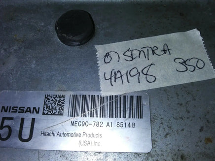 MEC90-782 Nissan Sentra 2007 ecm ecu computer