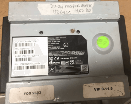 68494731AH ecm ecu computer 2022-2024 Dodge Voyager or Pacifica **tested** - Swan Auto