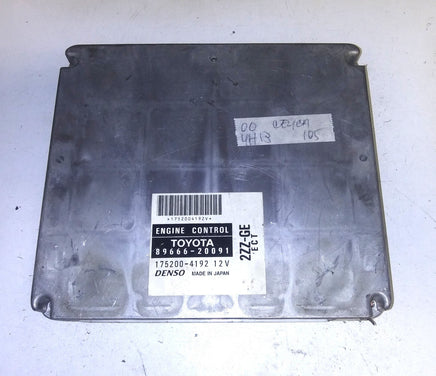 89666-20091 ecm ecu computer 2000 Toyota Celica