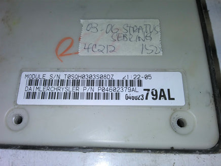 P04602379AL Dodge Stratus or Sebring 2003-2006 bcm body control module