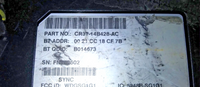 CR3T-14B428-AC communication control module 2012 Ford Mustang