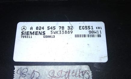 A 024 545 78 32 tcm transmission computer 1998-2002 Mercedes SL500 or CLK430