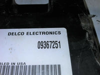 09367251 bcm body control module 1999 Buick Century or Regal
