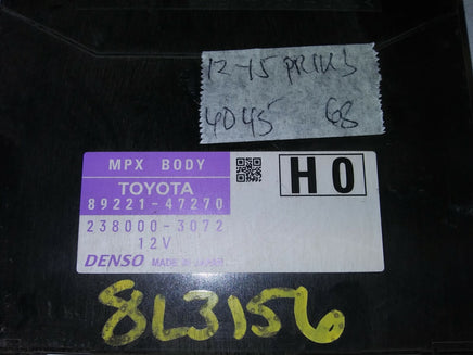 2012-2015 Toyota Prius multiplex relay module 89221-47270