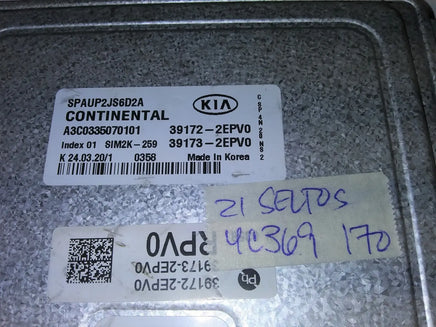 39172-2EPV0 Kia Seltos 2021 ecu ecm computer