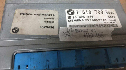 7 518 709 ecm ecu computer 2003 BMW X1 - Swan Auto