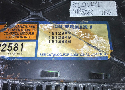 1612949 Cadillac Seville 1981 ecm engine computer module