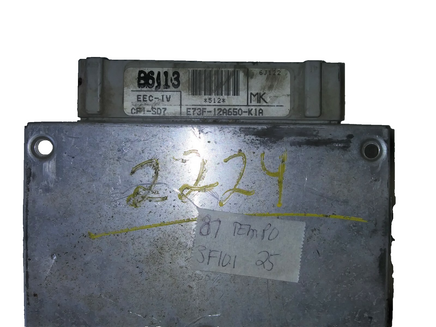 E73F-12A650-K1A ECM ECU computer 1987 Ford Tempo or Mercury Topaz