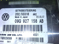 09G 927 158 AB tcm transmission computer 2018 VW Passat