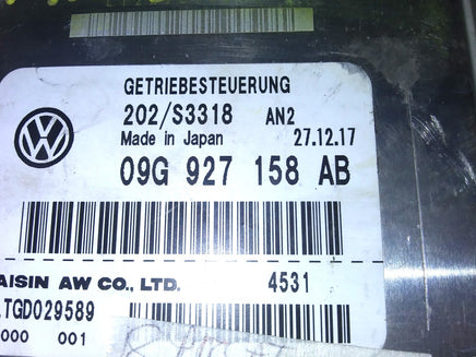 09G 927 158 AB tcm transmission computer 2018 VW Passat