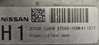 31036 1JA0B TCM transmission computer 2011-2012 Nissan Quest