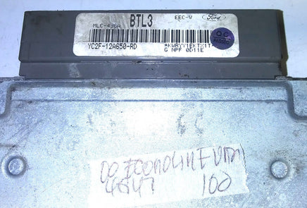 YC2F-12A650-RD ecm ecu computer 2000 Ford Econoline van **tested**